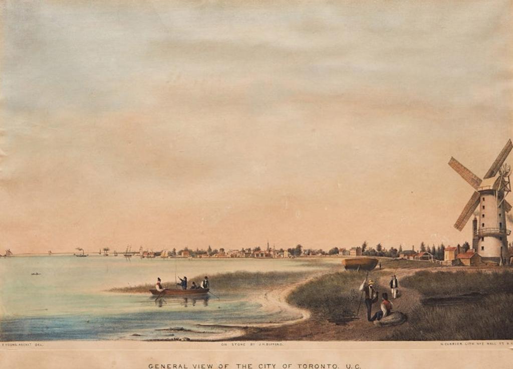 Nathaniel Currier (1813-1888) - General View of the City of Toronto, Upper Canada (after Thomas Young)