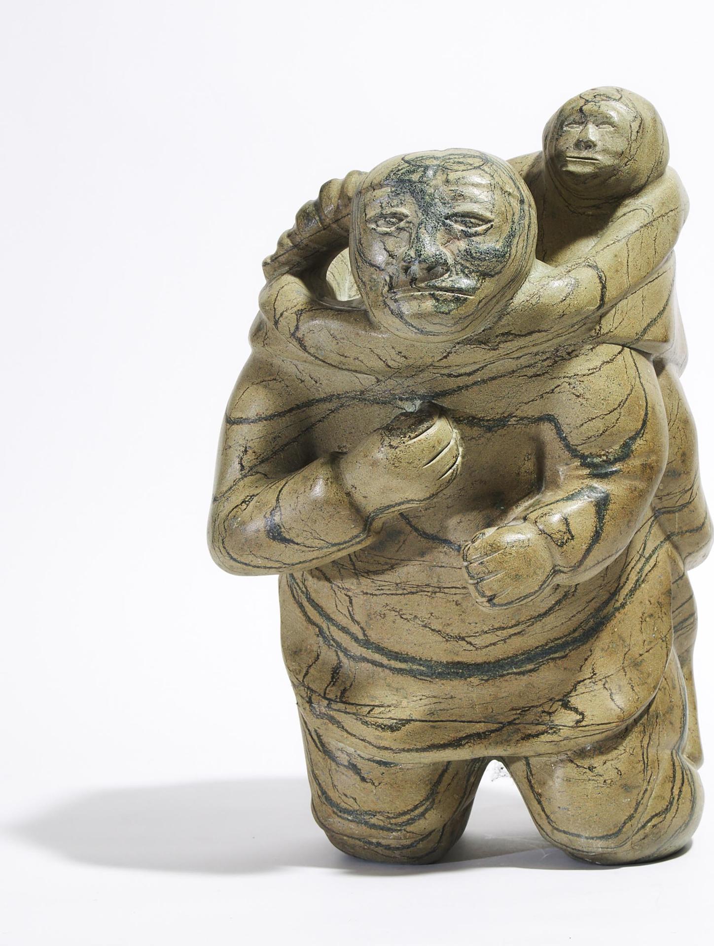 Adamie Alariaq (1930-1990) - Mother And Child