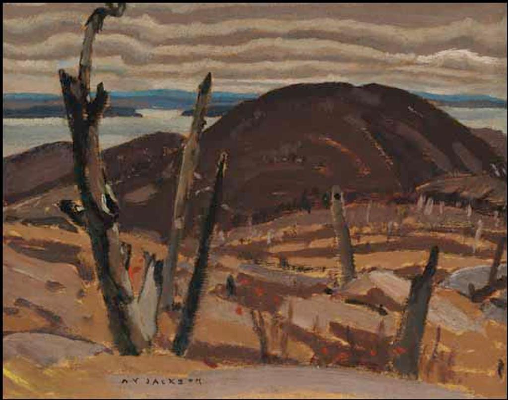 Alexander Young (A. Y.) Jackson (1882-1974) - Northern Lake / Farmhouse and Tree (verso)