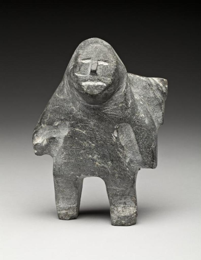 John Kavik (1897-1993) - Hunter Carrying a Seal, C. early 1970s