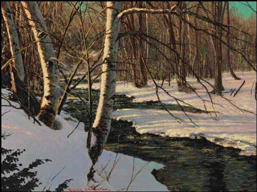 Frank (Franz) Hans Johnston (1888-1949) - Birches in the Sun
