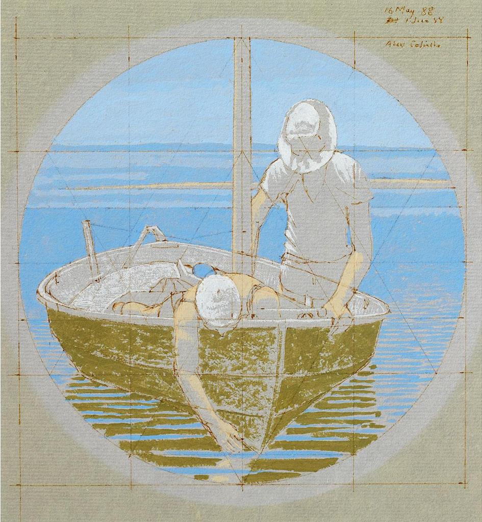 Alexander (Alex) Colville (1920-2013) - Study For Looking Down