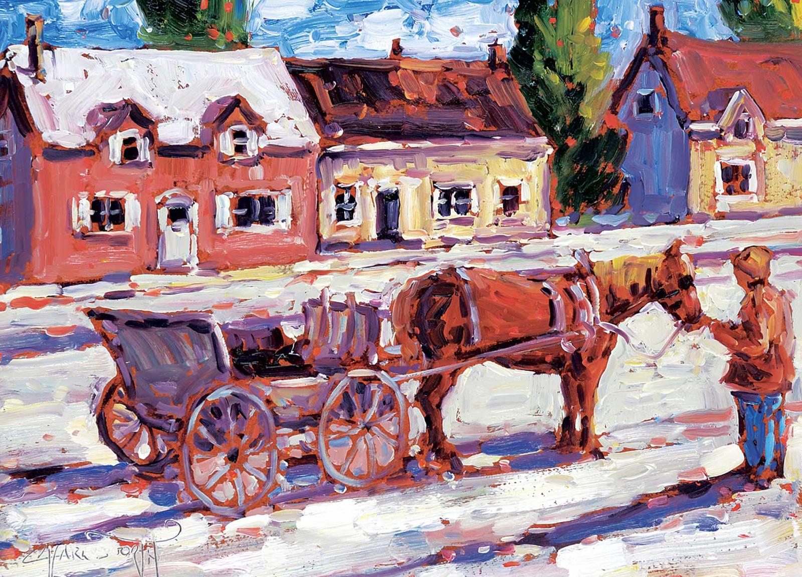Rod Charlesworth (1955) - Village Scene [Que.]