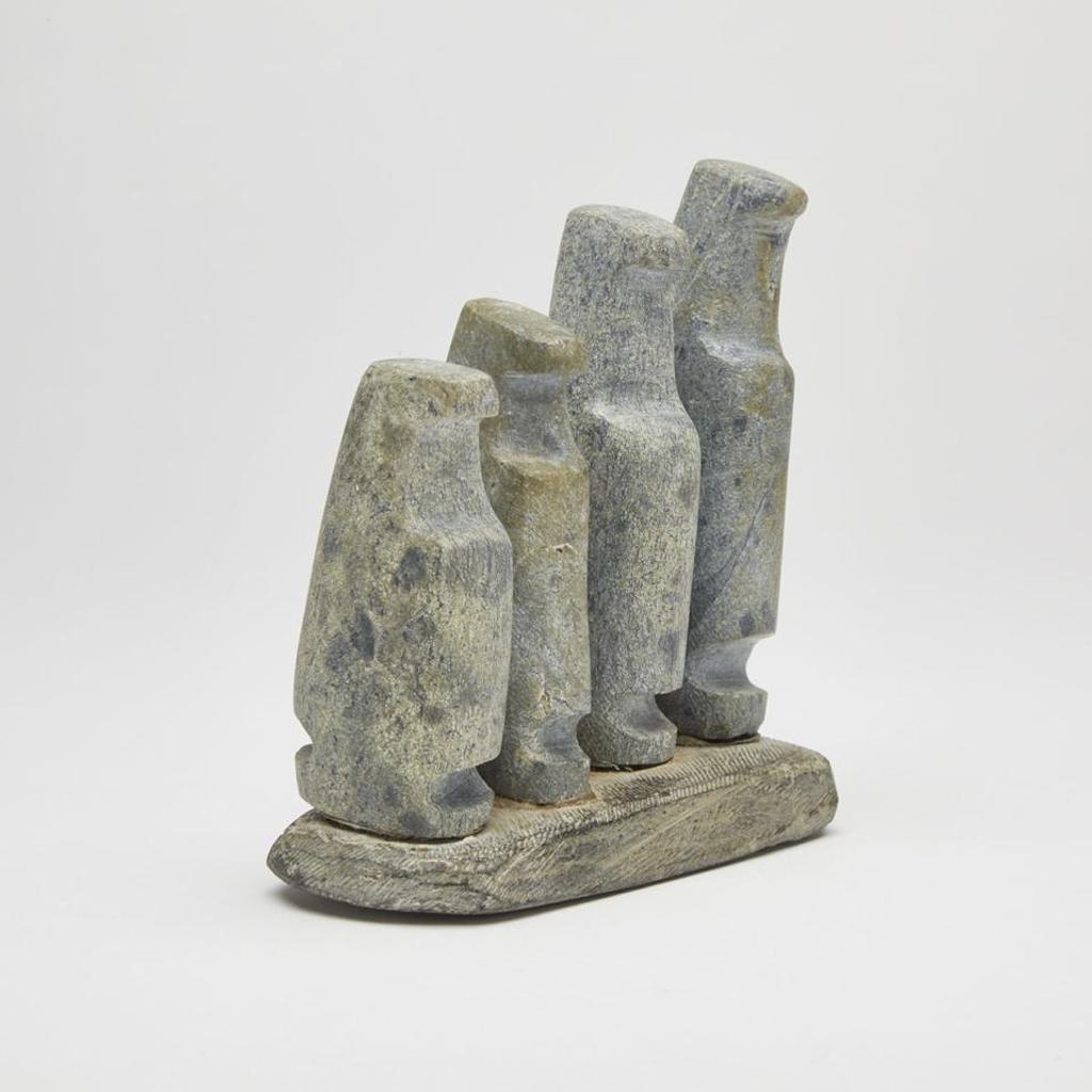 Andy Miki (1918-1983) - Four Animals On Base