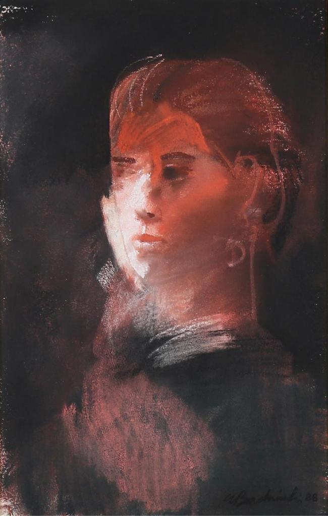 Walter Joseph Gerard Bachinski (1939) - Young Girl With Earring; 1988