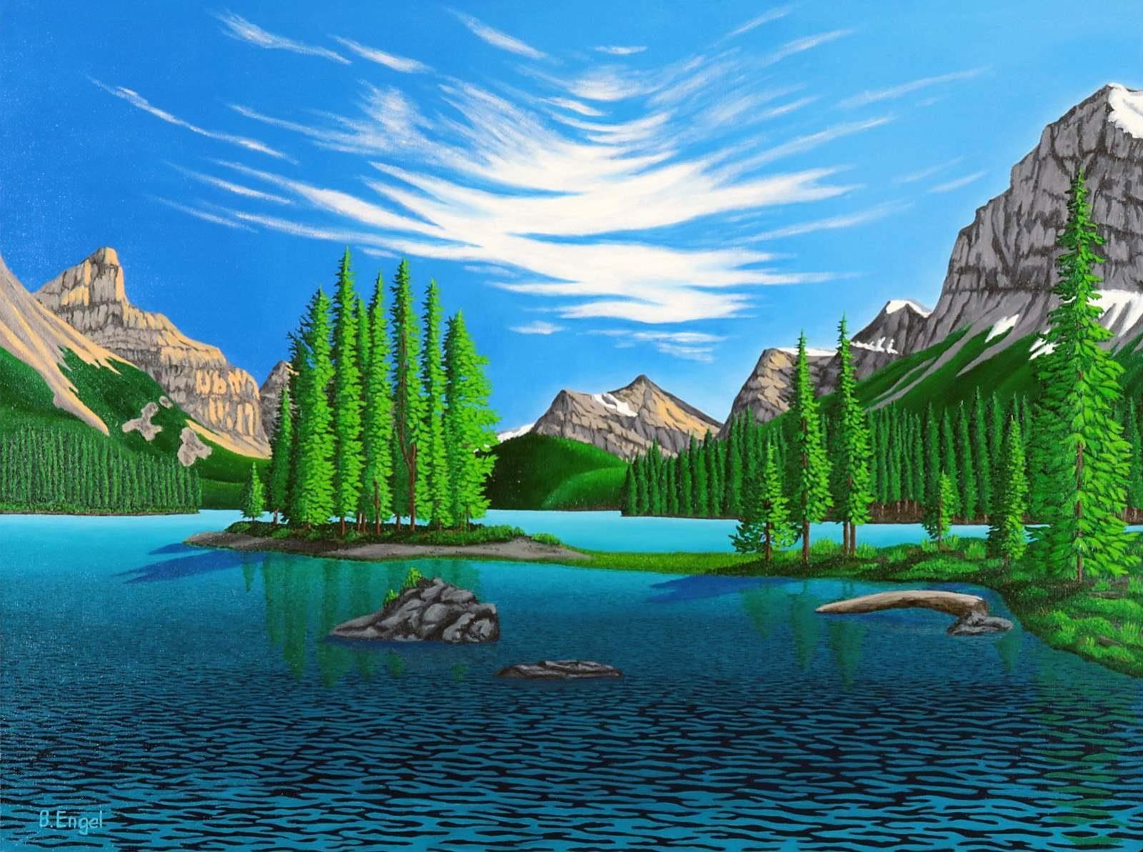 Barbara Engel - At The Back Of Beyond, Jasper, Alberta