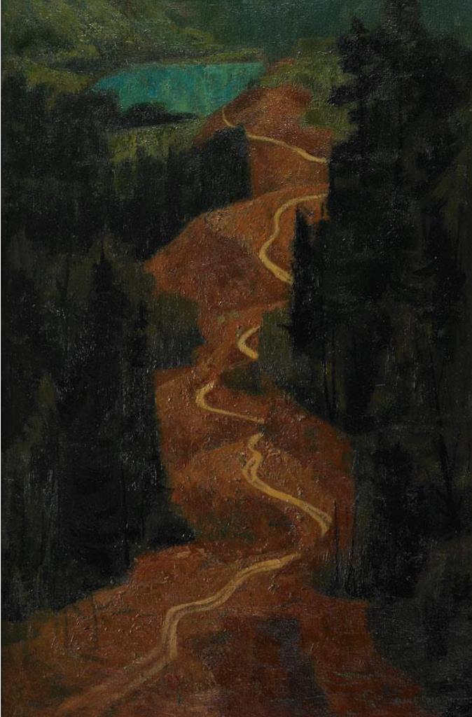 Alan Caswell Collier (1911-1990) - To The Lake Below