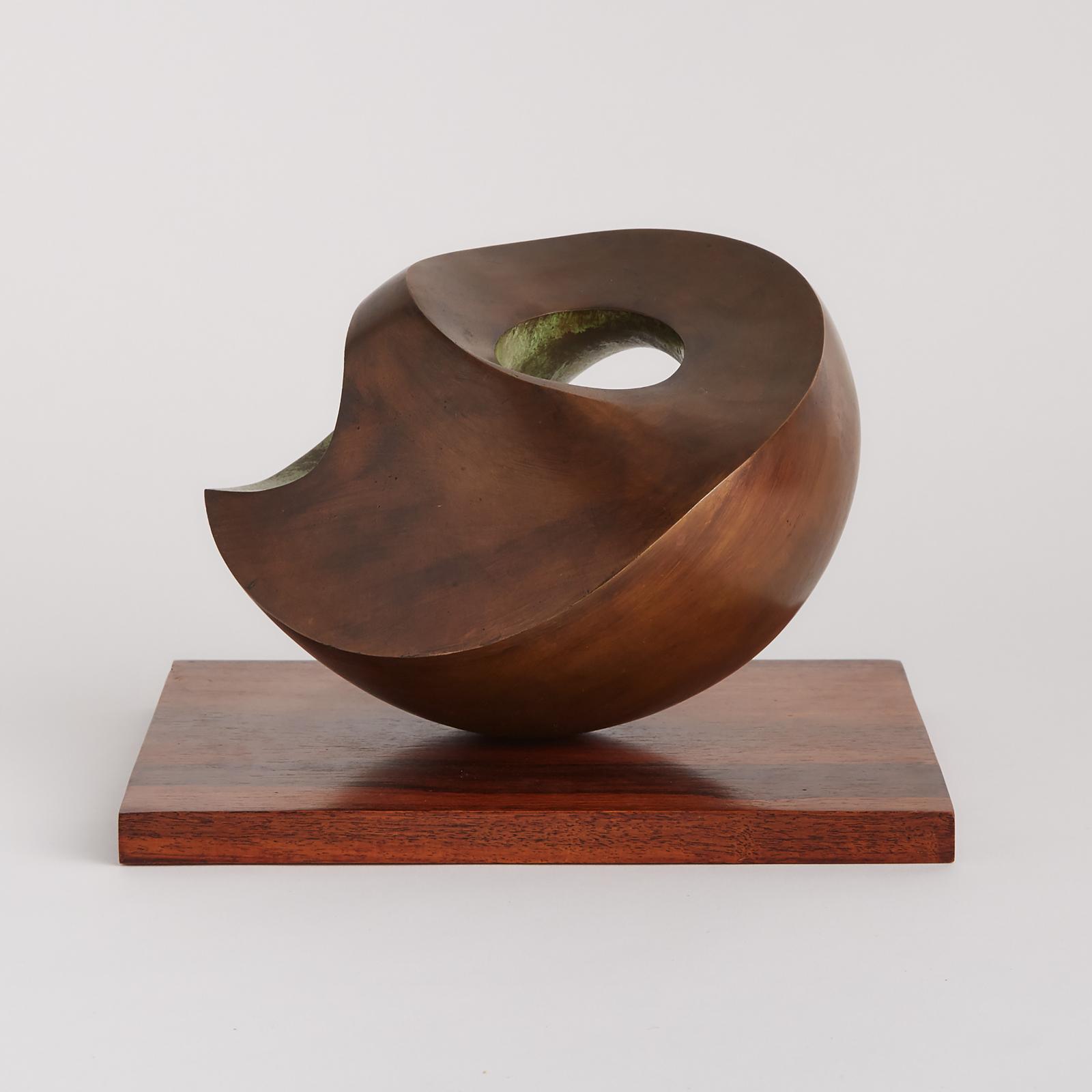 Barbara Hepworth (1903-1975) - Involute, 1968 [bh 470] (Derived From The Stone 'involute I', 1946  [bh 135])