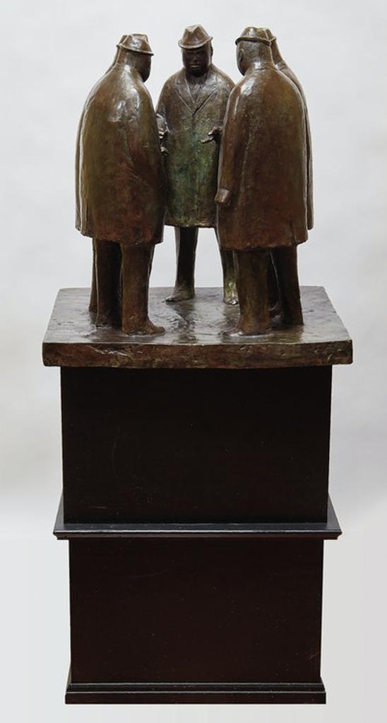 William Hodd (Bill) McElcheran (1927-1999) - Businessmen in Discussion
