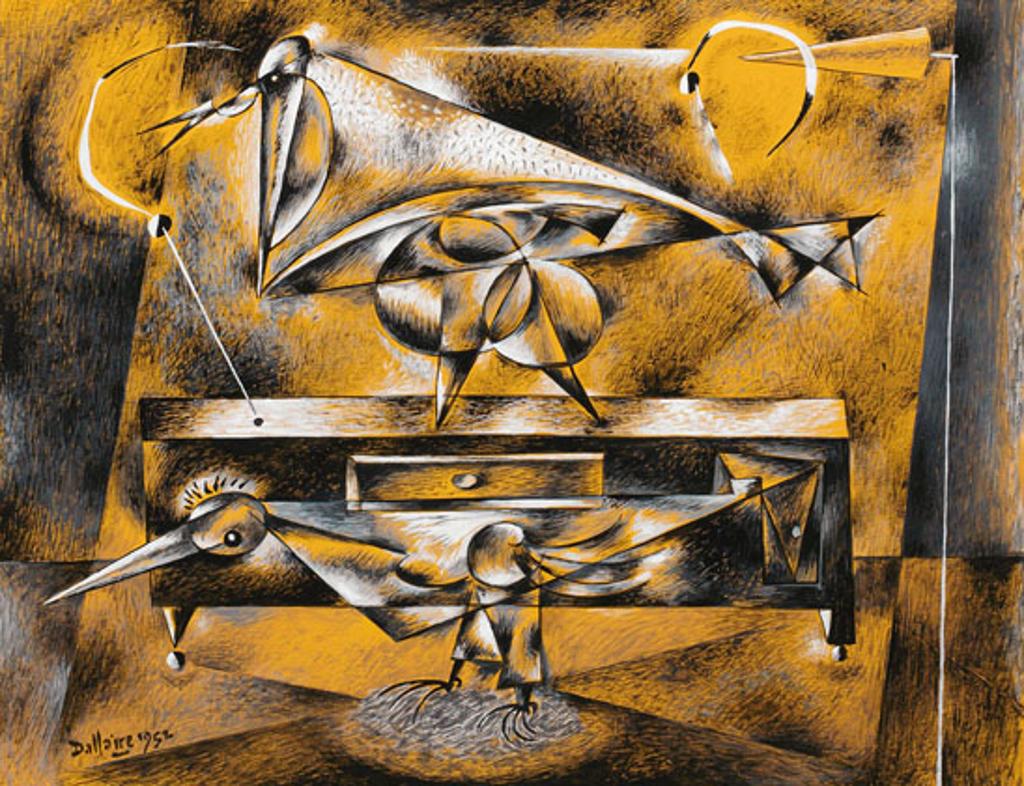 Jean-Philippe Dallaire (1916-1965) - Two Birds