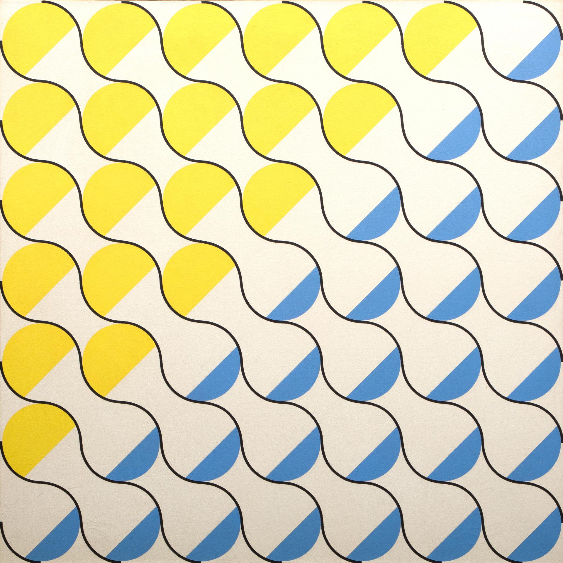 Denis Juneau (1925-2014) - Jaune et bleu, 1967