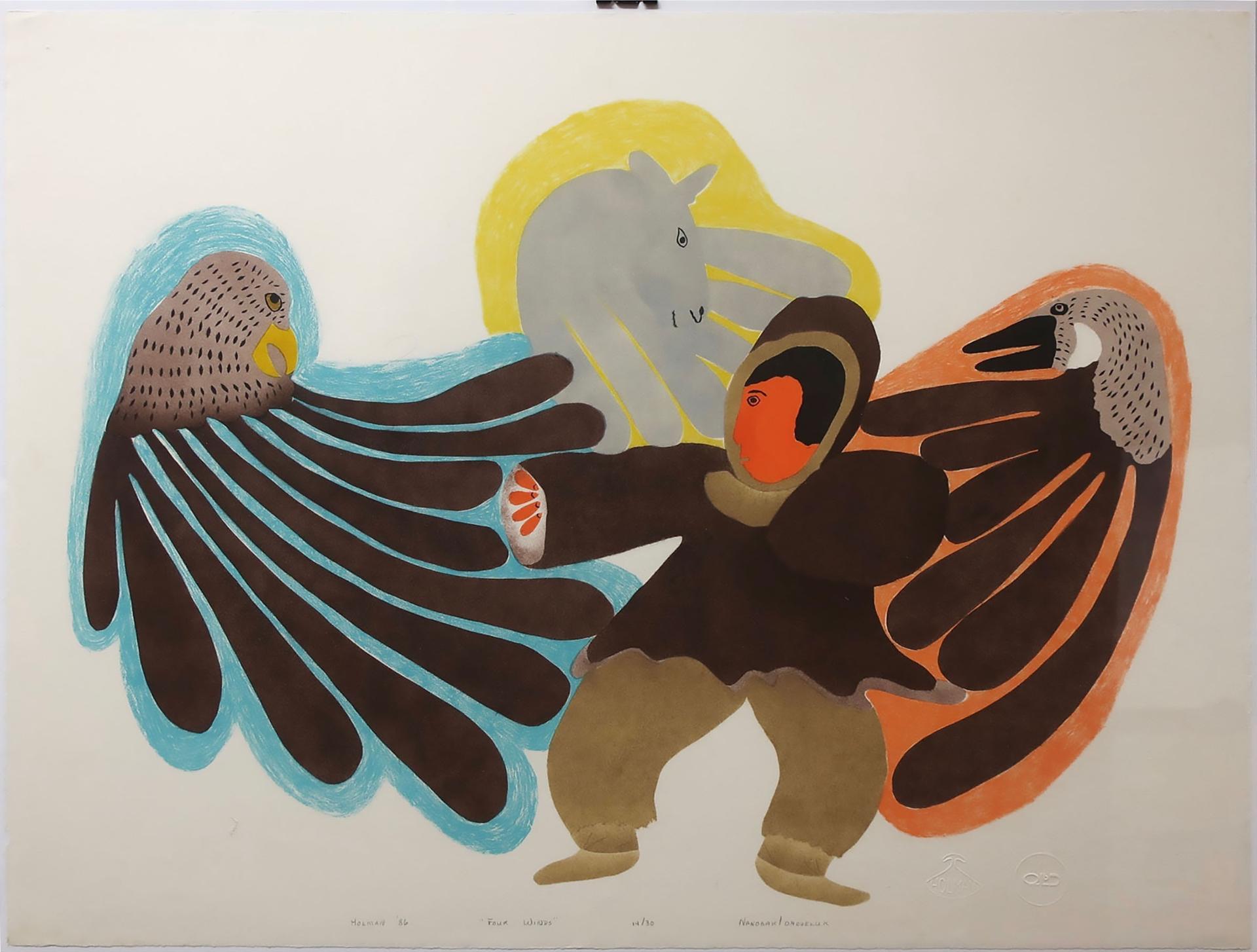 Agnes Nanogak (1925-2001) - Four Winds
