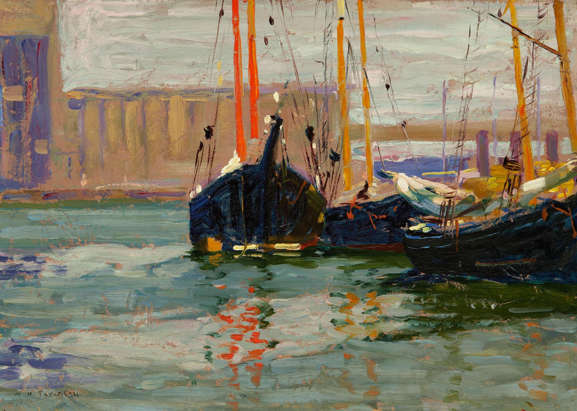 William Hughes Taylor (1891-1960) - Schooners, Quebec