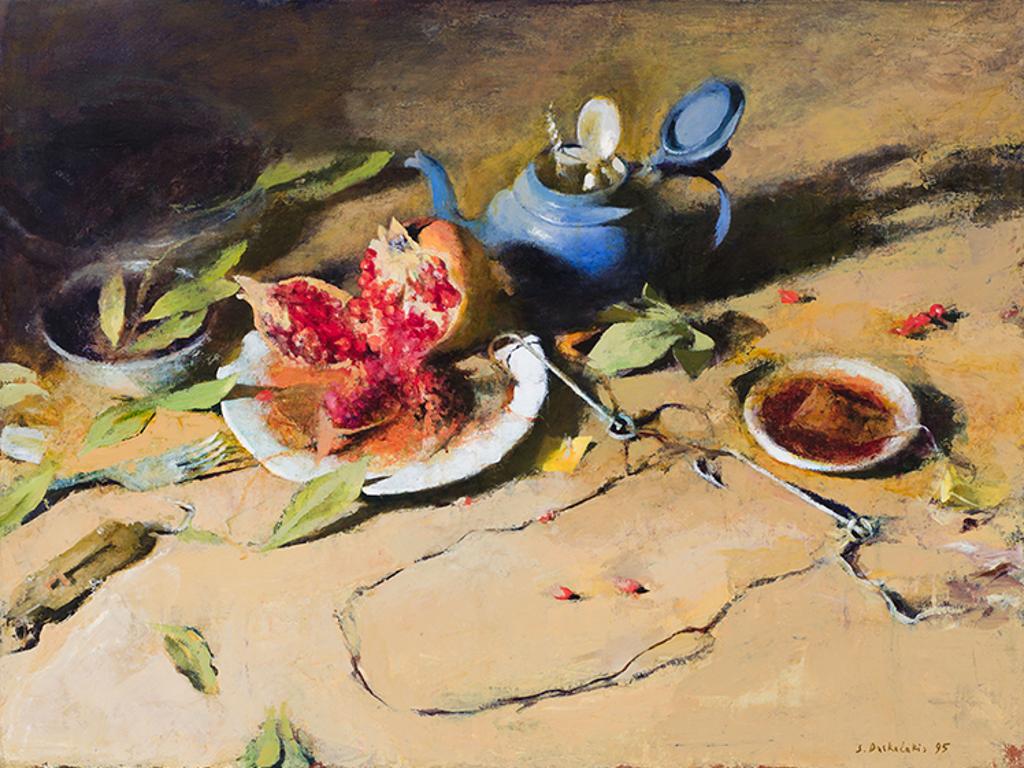 Stephanos Daskalakis - Pomegranate Still Life