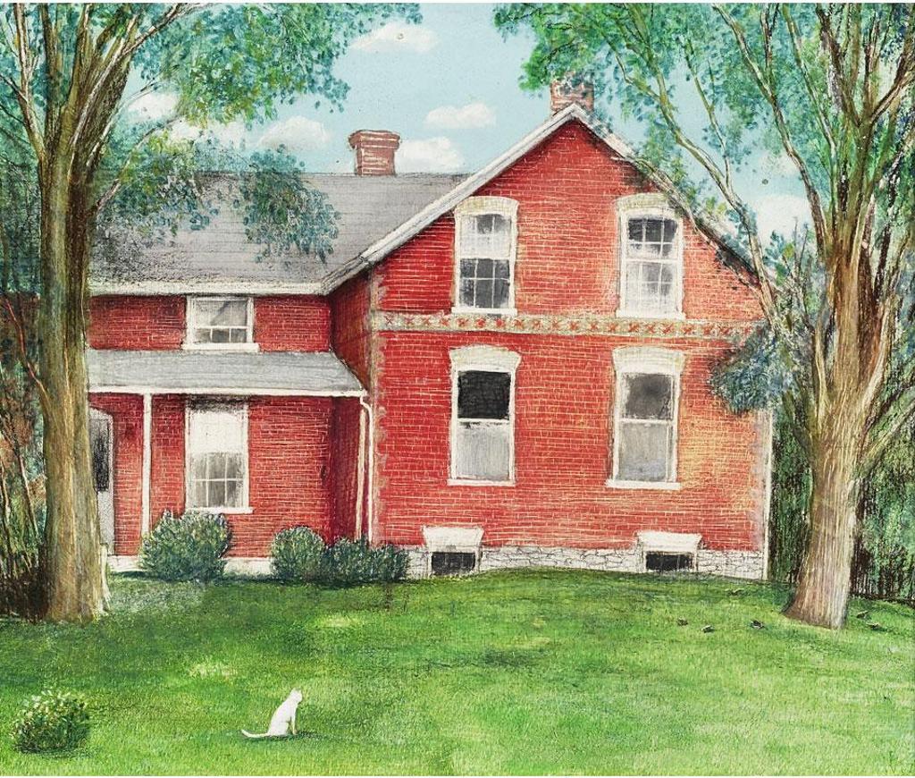 William Kurelek (1927-1977) - The King Farmhouse