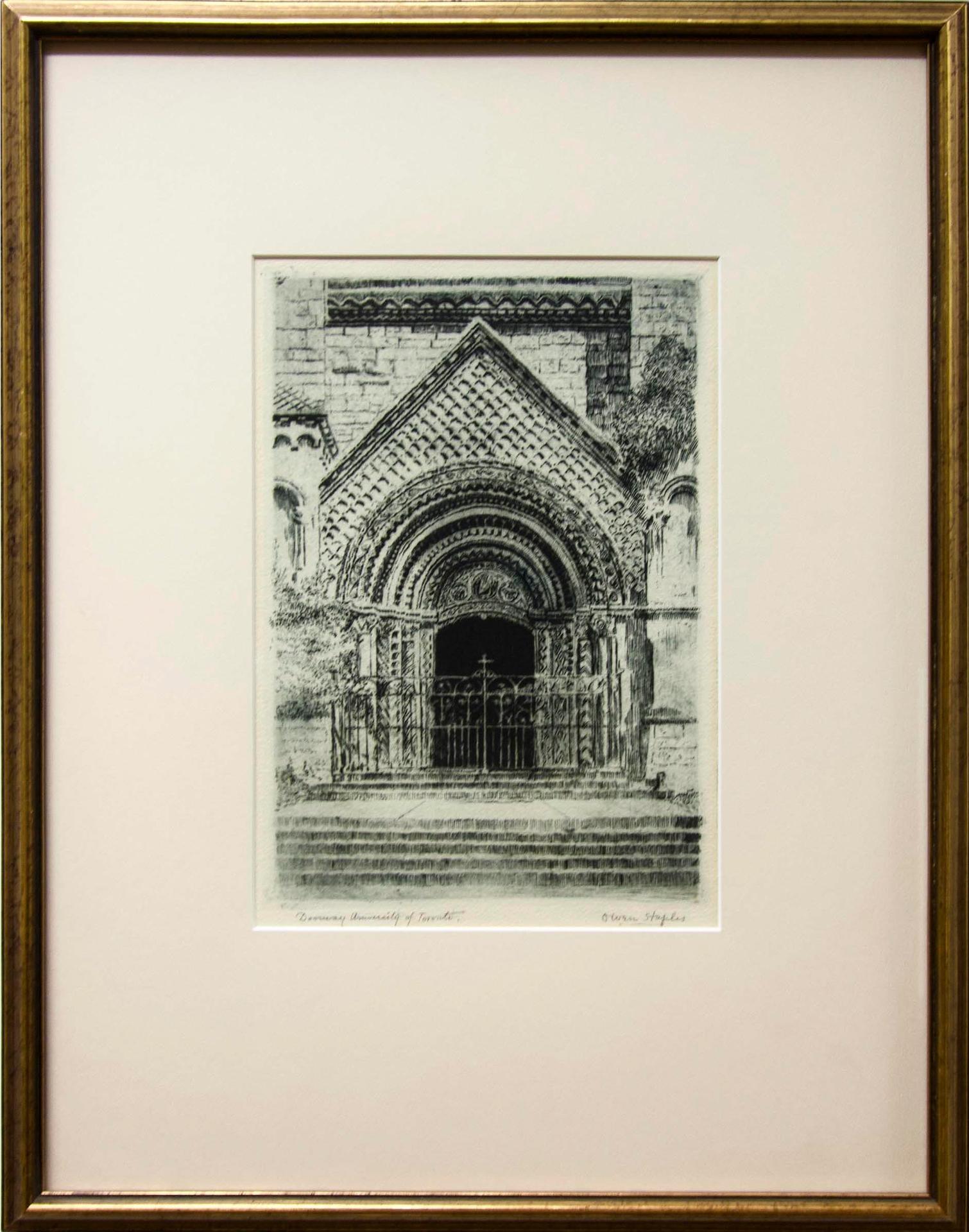 Owen B. Staples (1866-1949) - Doorway University Of Toronto