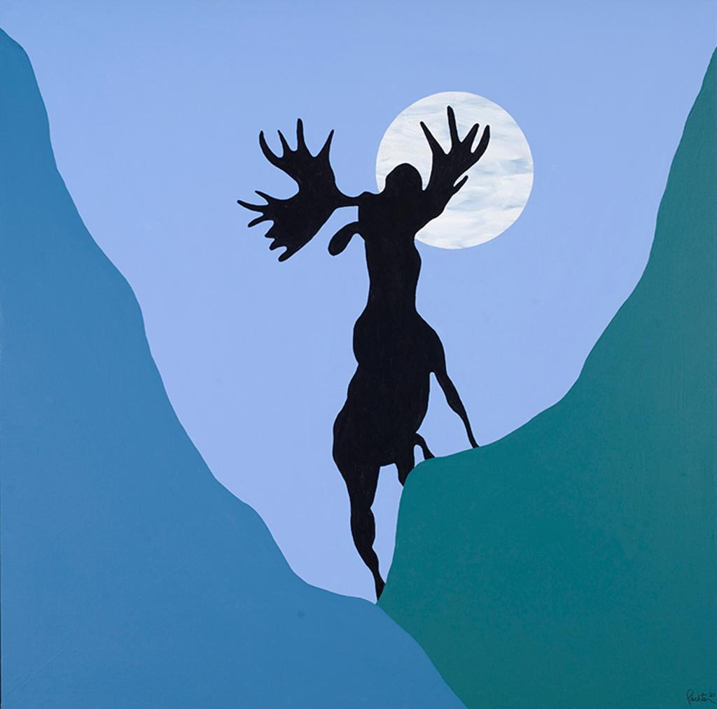 Charles Pachter (1942) - Mooselunar - Orignalunaire