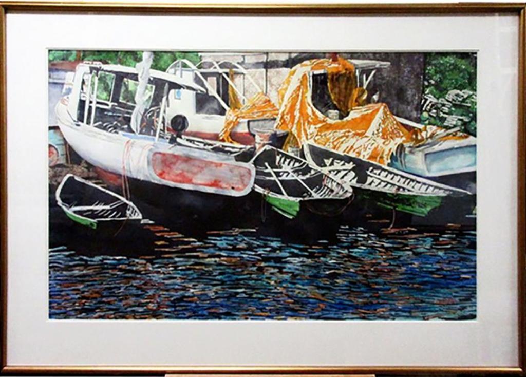 Michael Zarowsky (1946) - Working Harbour, Mill Cove, Nova Scotia