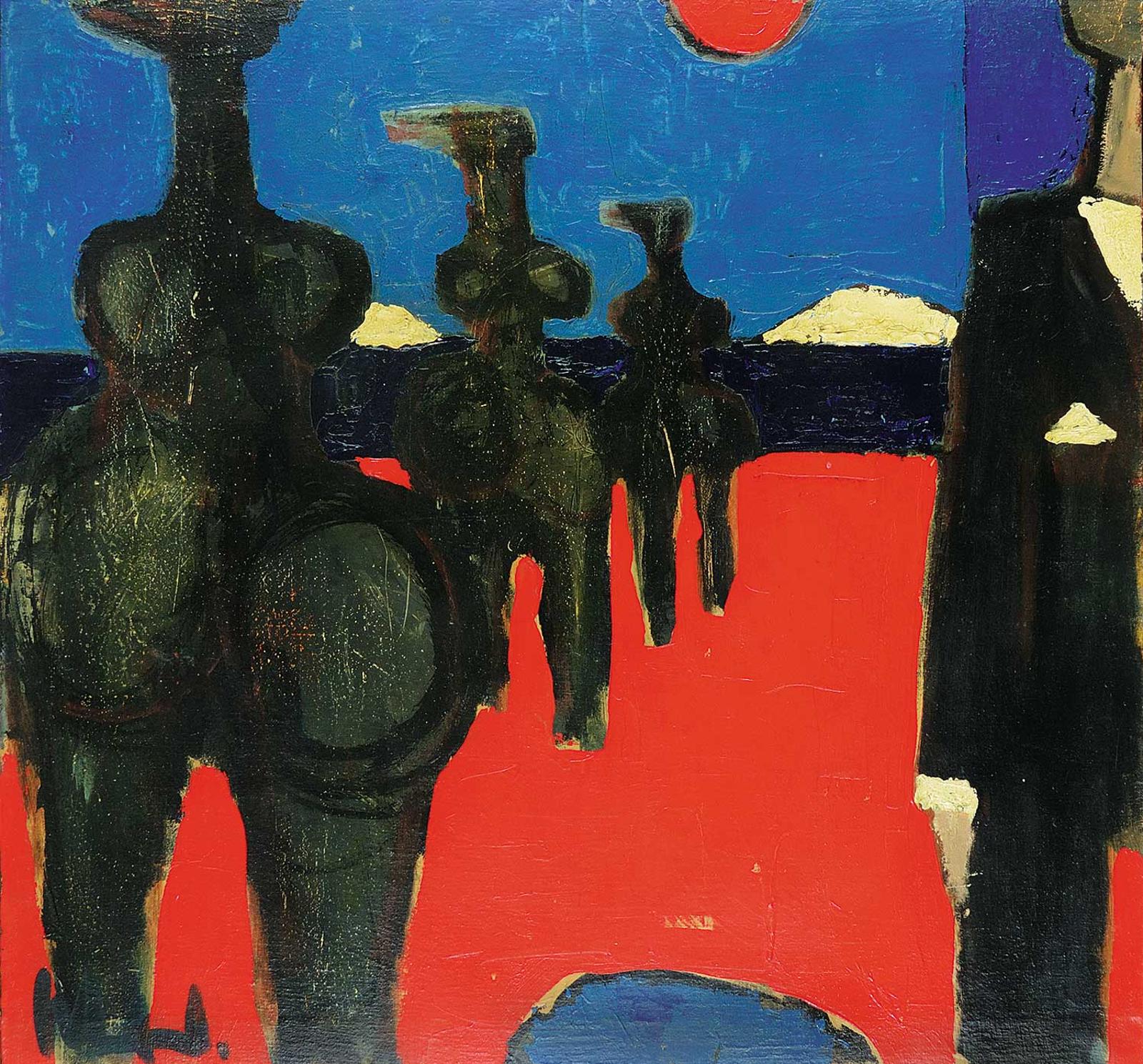Herbert Johannes Joseph Siebner (1925-2003) - Confrontation of Bella Belle