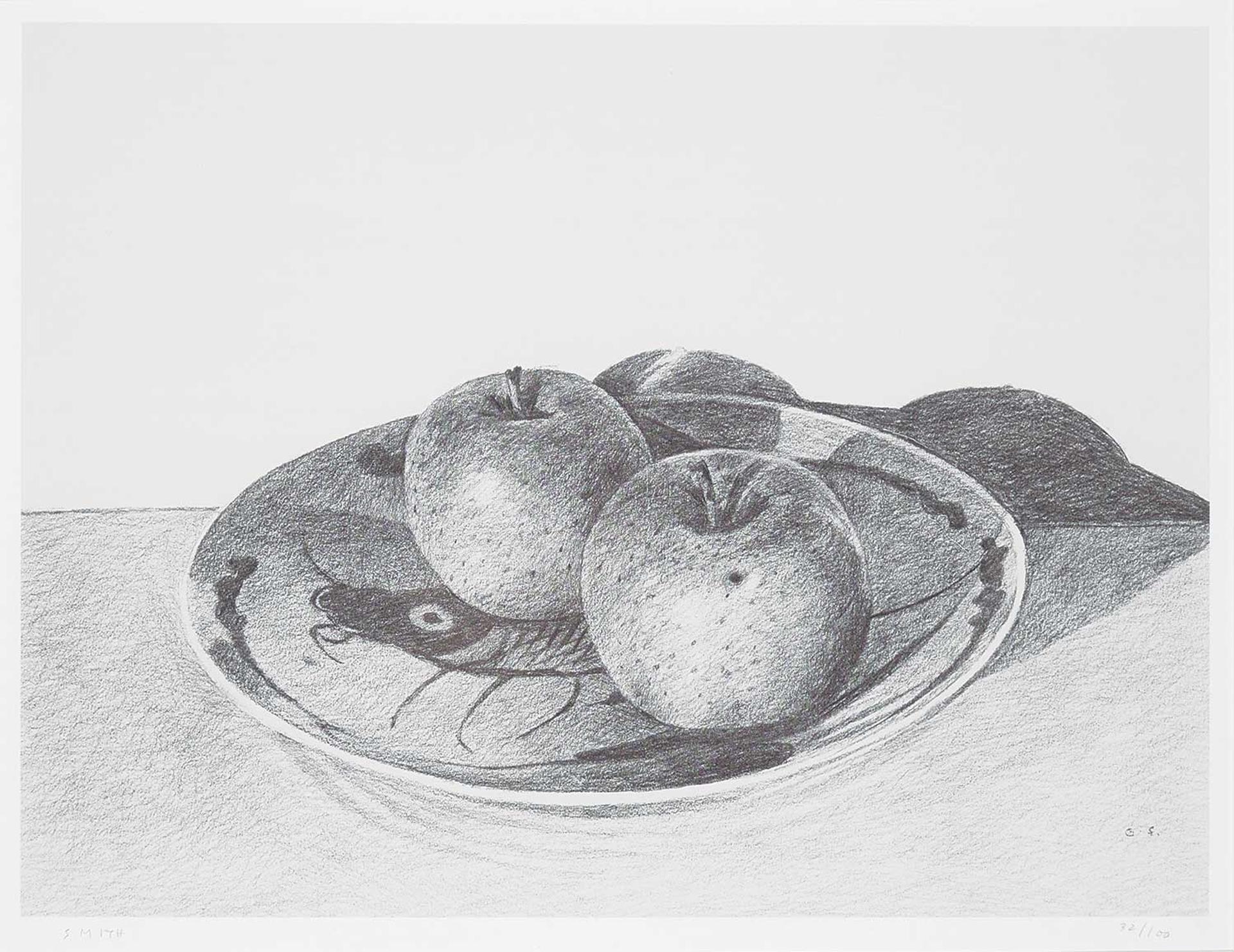 Gordon Applebee Smith (1919-2020) - Two Apples on Plate #32/100