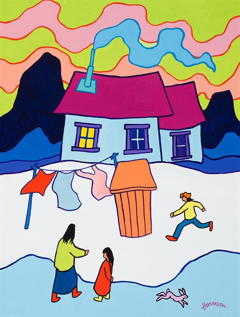 Ted Harrison (1926-2015) - The Jack Rabbit