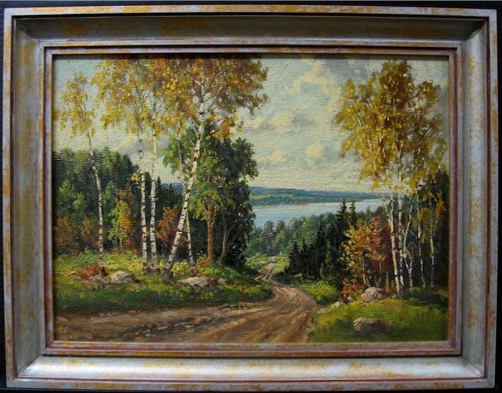 Otto Planding (1887-1964) - Winding Road To Lake