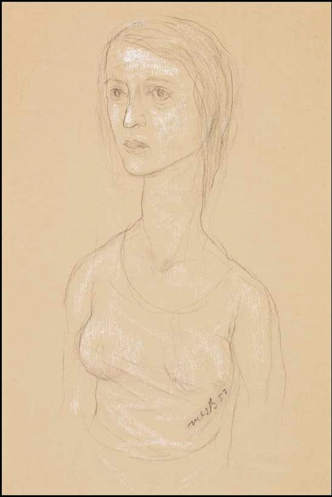 Miller Gore Brittain (1912-1968) - Portrait of a Young Woman