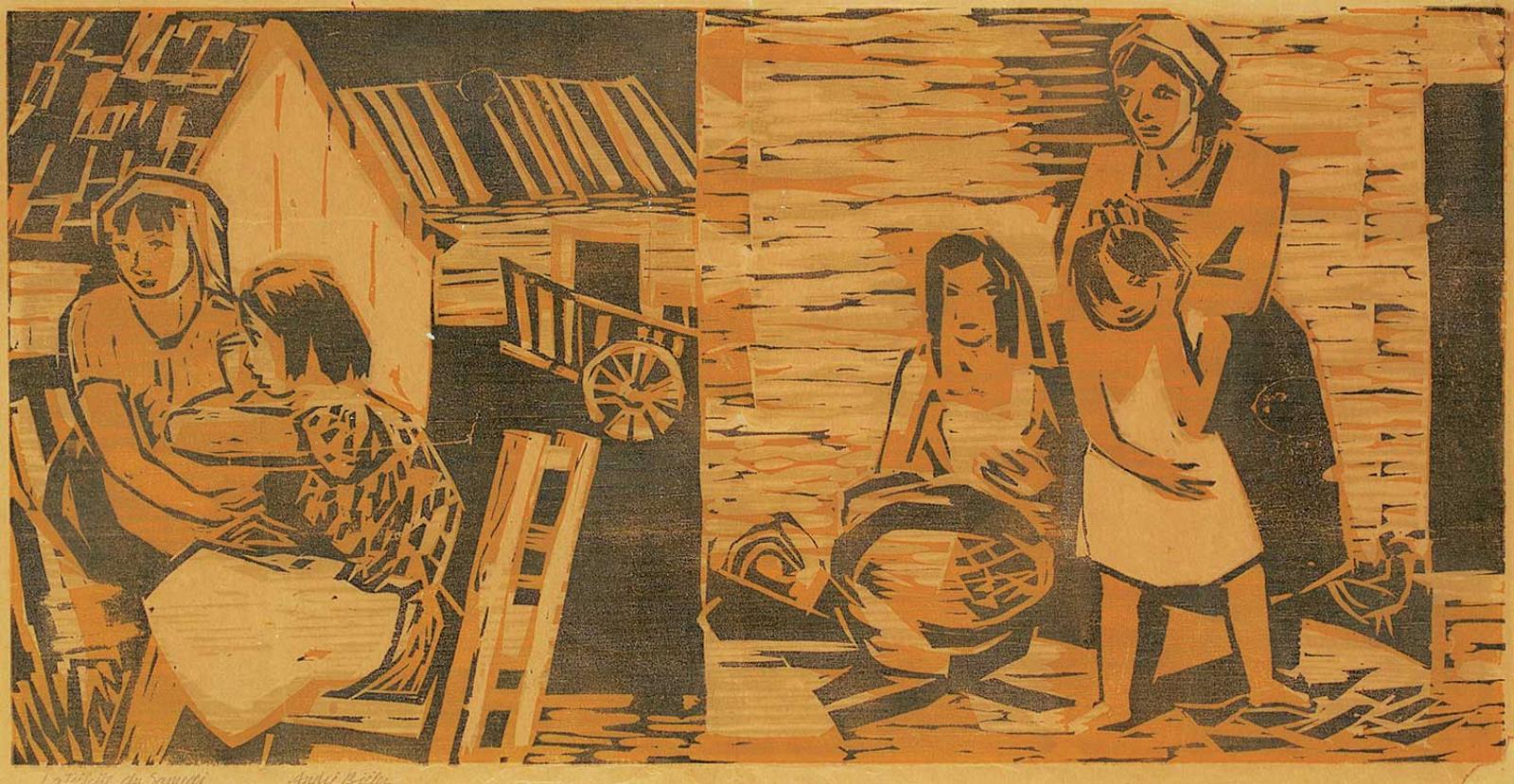 Andre Charles Bieler (1896-1989) - La Toilette du Samedi