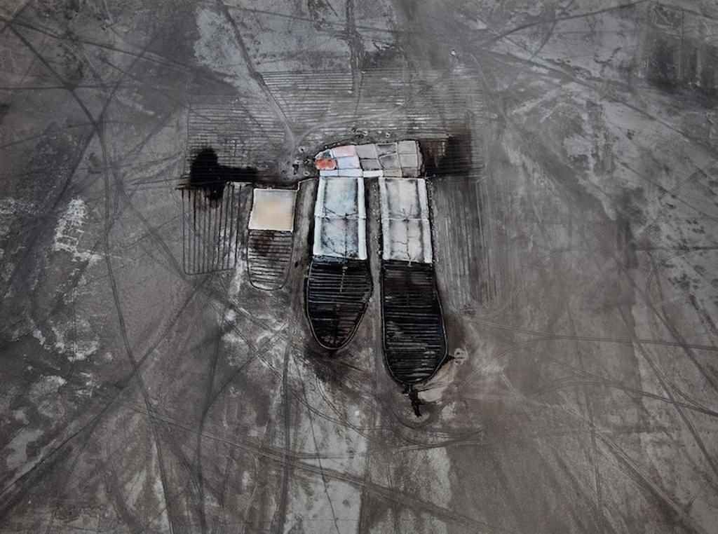 Edward Burtynsky (1955) - Salt Pan #4, Little Rann of Kutch, Gujarat, India
