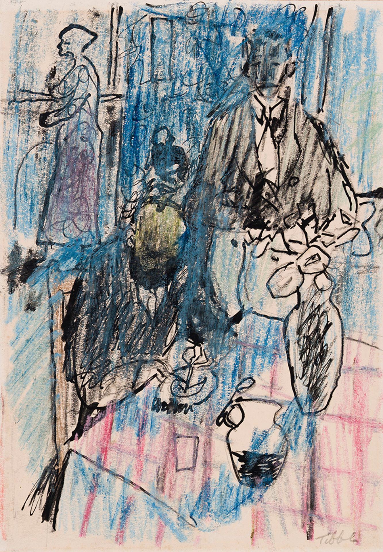 Geoffrey Tibble (1909-1952) - Café Bar