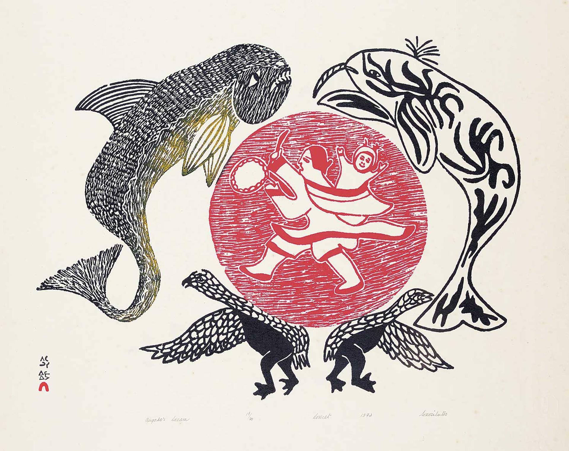 Sorosiluto Ashoona (1941) - Angako's Dream  #18/50
