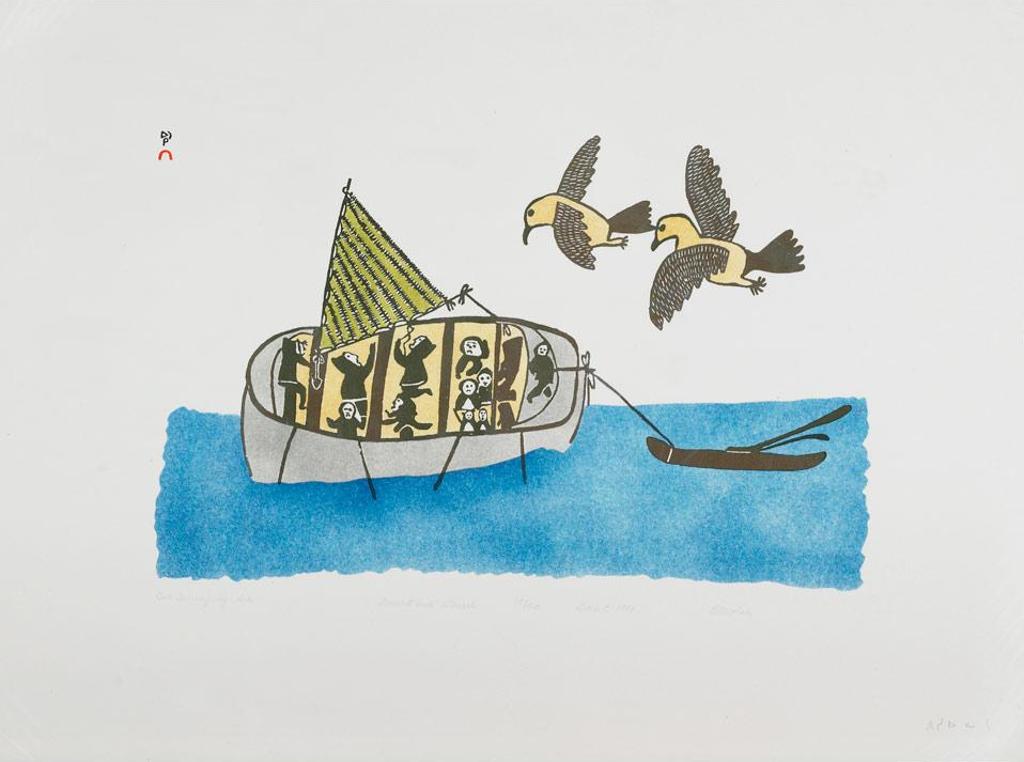 Pitseolak Ashoona (1904-1983) - Our Journey By Sea