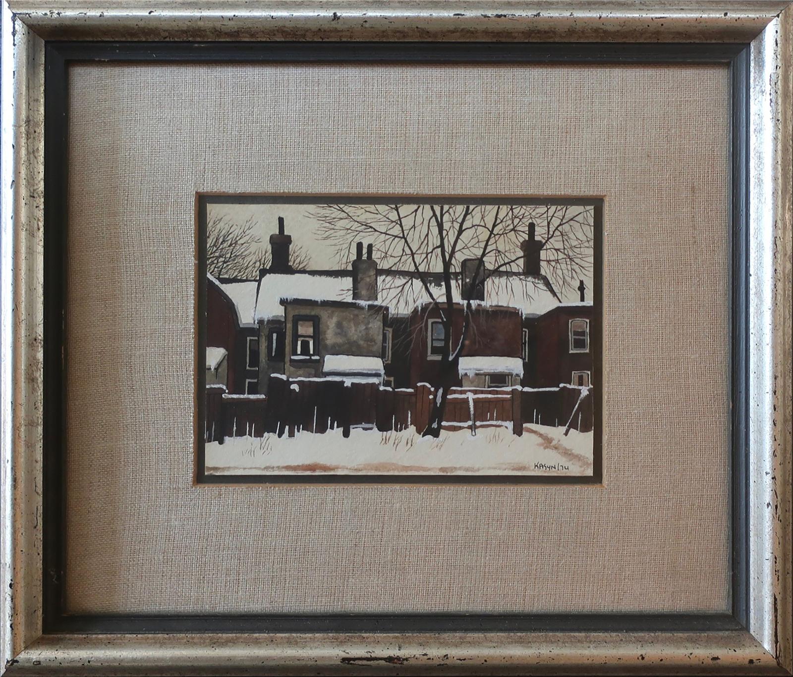 John Kasyn (1926-2008) - Old Houses On Sackville St.
