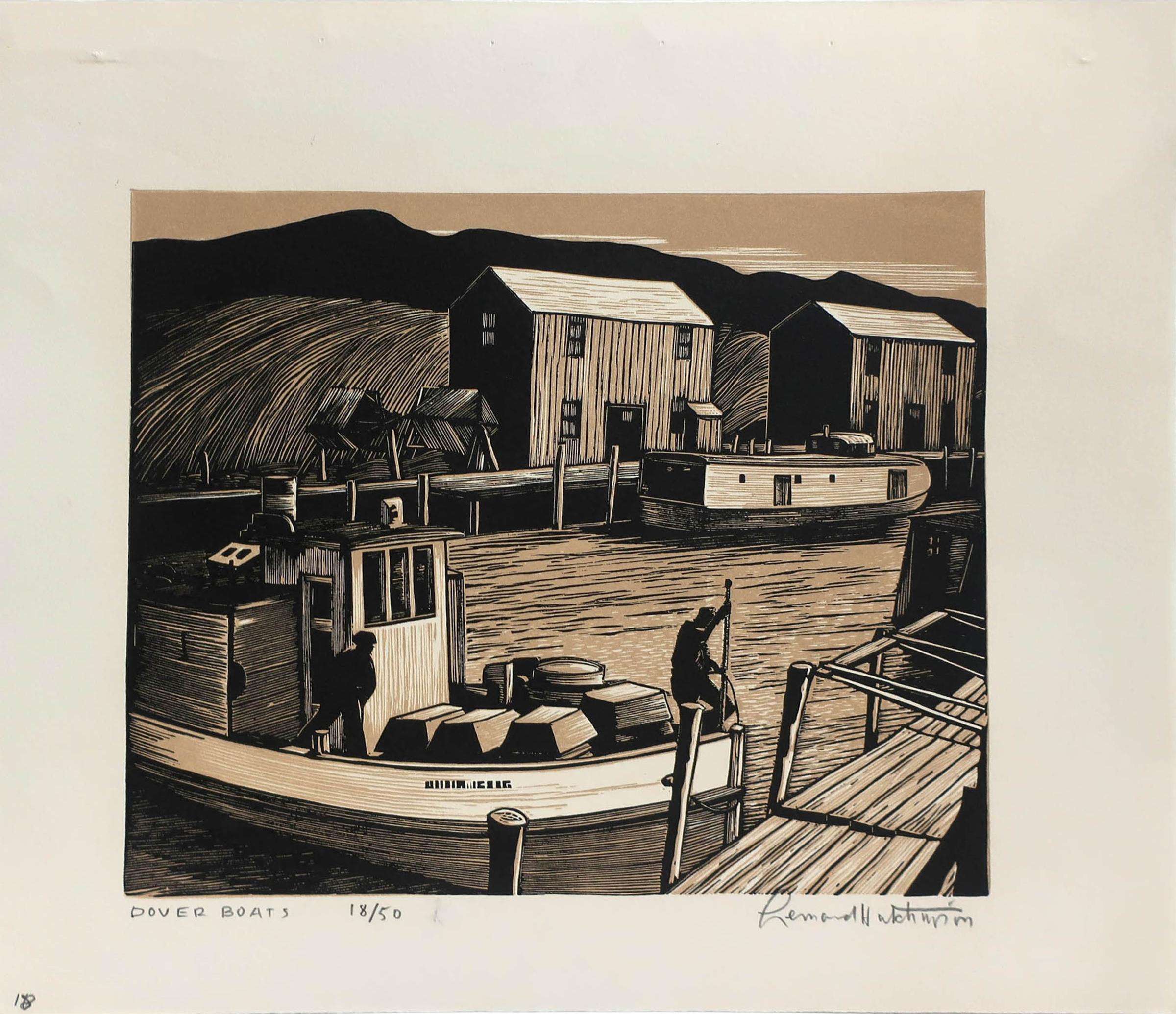 Leonard Hutchinson (1896-1980) - Dover Boats