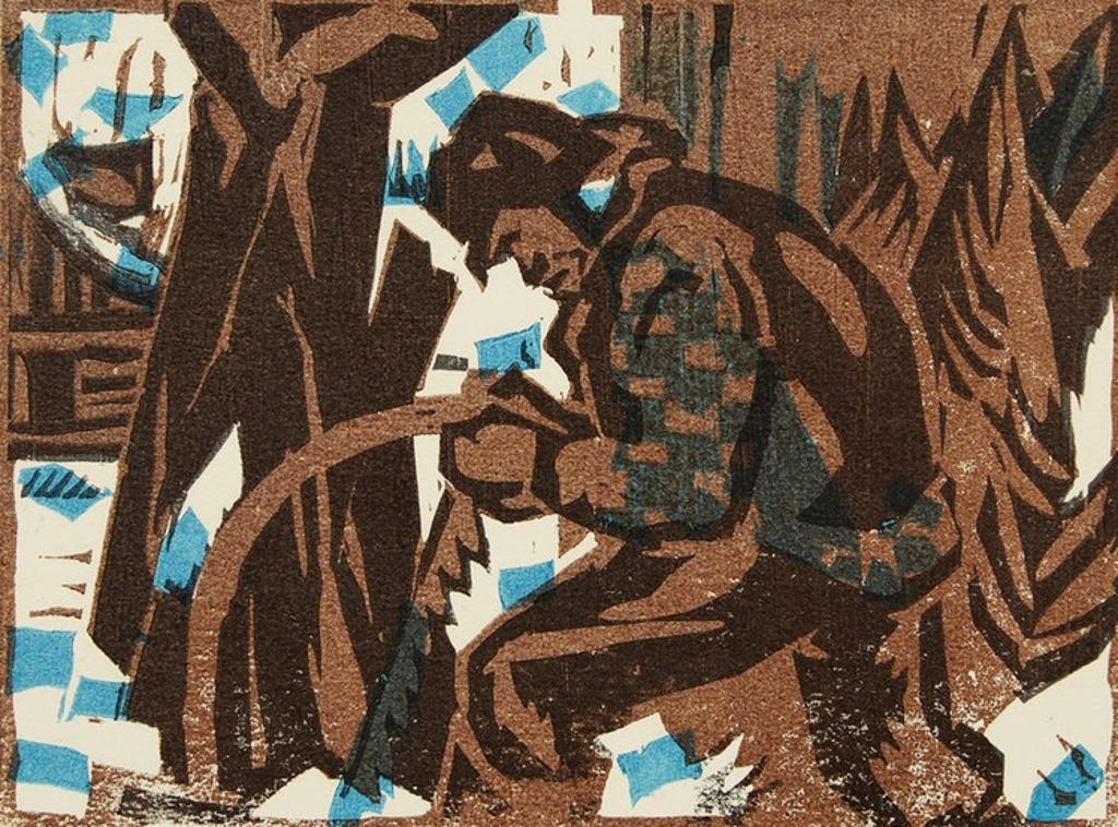 André Charles Biéler (1896-1989) - Bois de chauffage