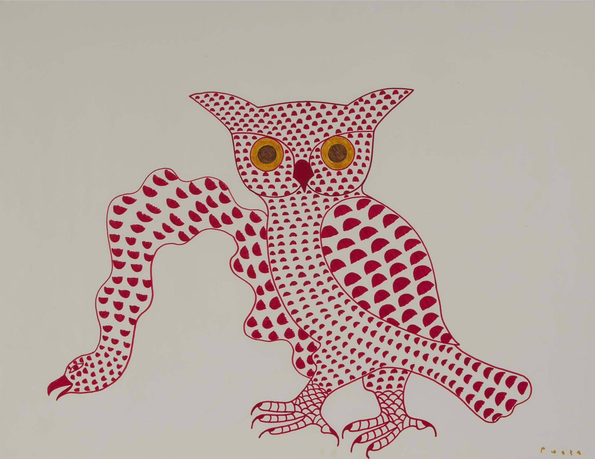 Kenojuak Ashevak (1927-2013) - Untitled