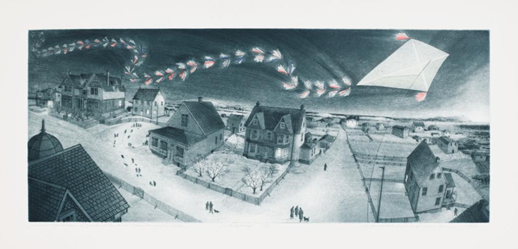 David Lloyd Blackwood (1941-2022) - Cyril's Kite over Blackwood's Hill