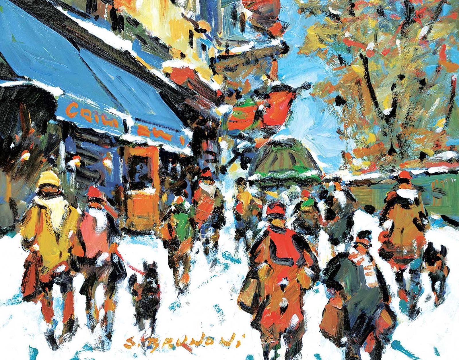 Serge Brunoni (1938-2020) - Quebec Rue Ste. Anne