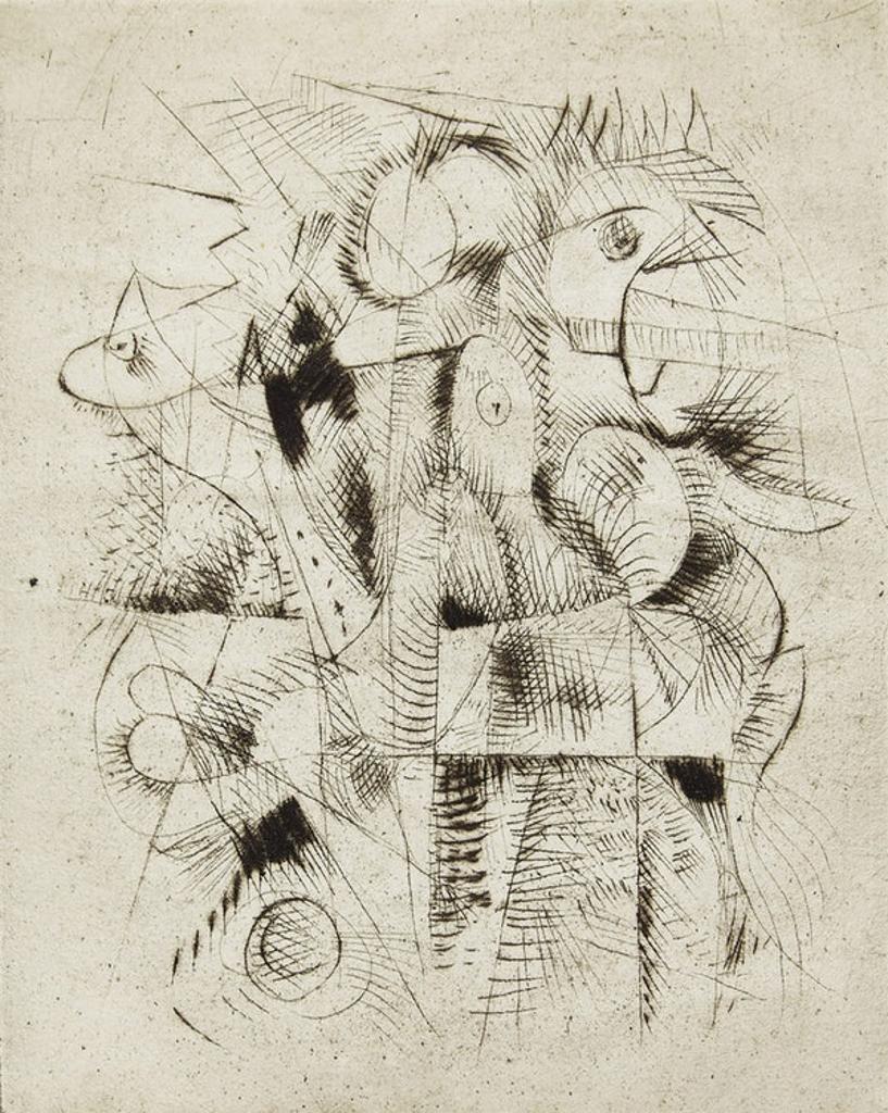 Léon Bellefleur (1910-2007) - Untitled Abstraction