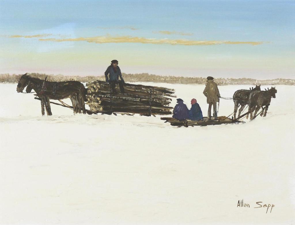Allen Fredrick Sapp (1929-2015) - The Man Is Still Working; 1976