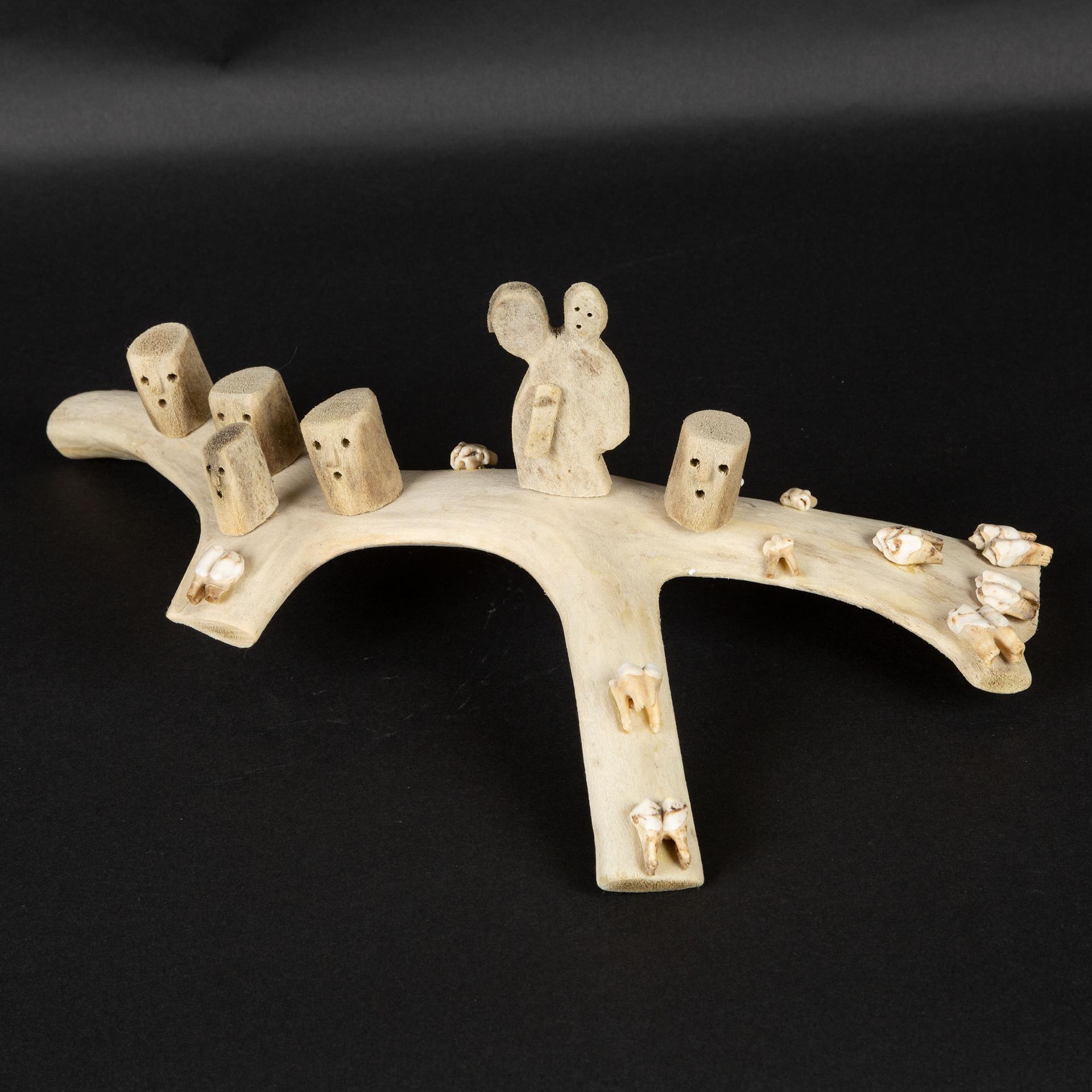 Simon Uttaq - Carved Antler Figures