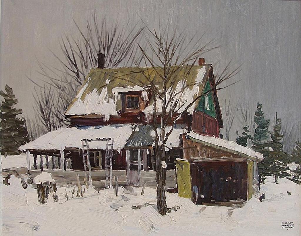 Murray Mccheyne Stewart (1919-2006) - OLD HOUSE. NORLAND. ONTARIO