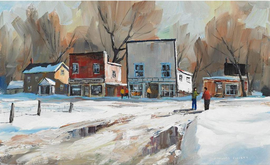 Douglas Ferfguson Elliott (1916-2012) - Quaint Quartet, Smithville, Ont.