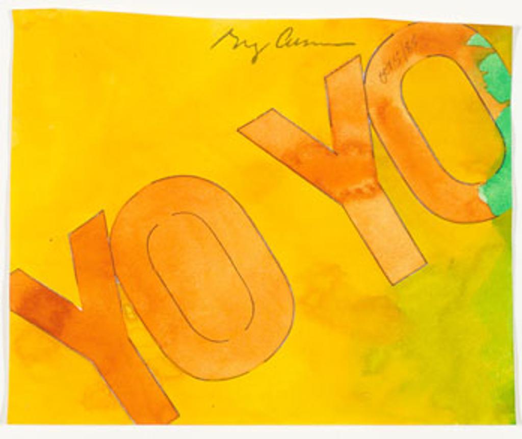 Gregory Richard Curnoe (1936-1992) - Yo-Yo