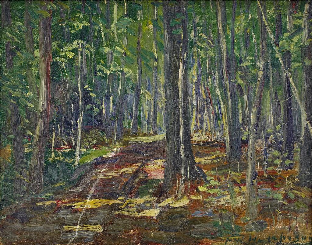 Frederick William Hutchison (1871-1953) - Trees: Cote St. Charles, Hudson Heights
