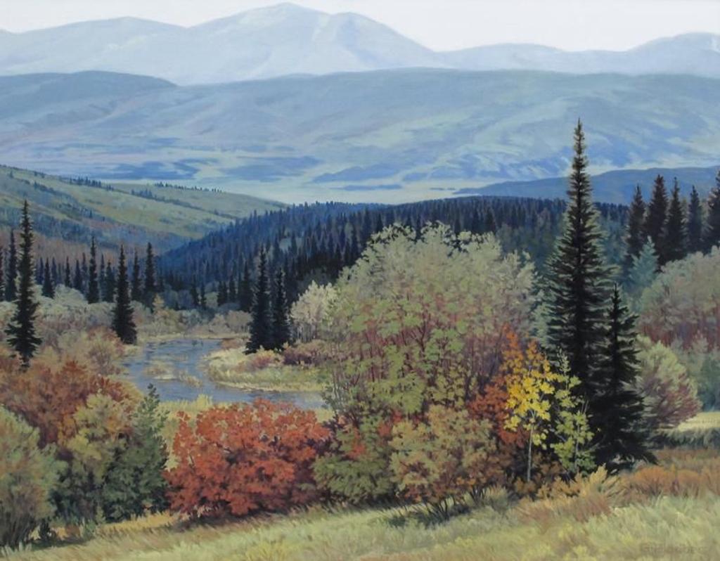 Gilbert A. Flodberg (1938) - High Country Light, Porcupine Hills West Of Claresholm