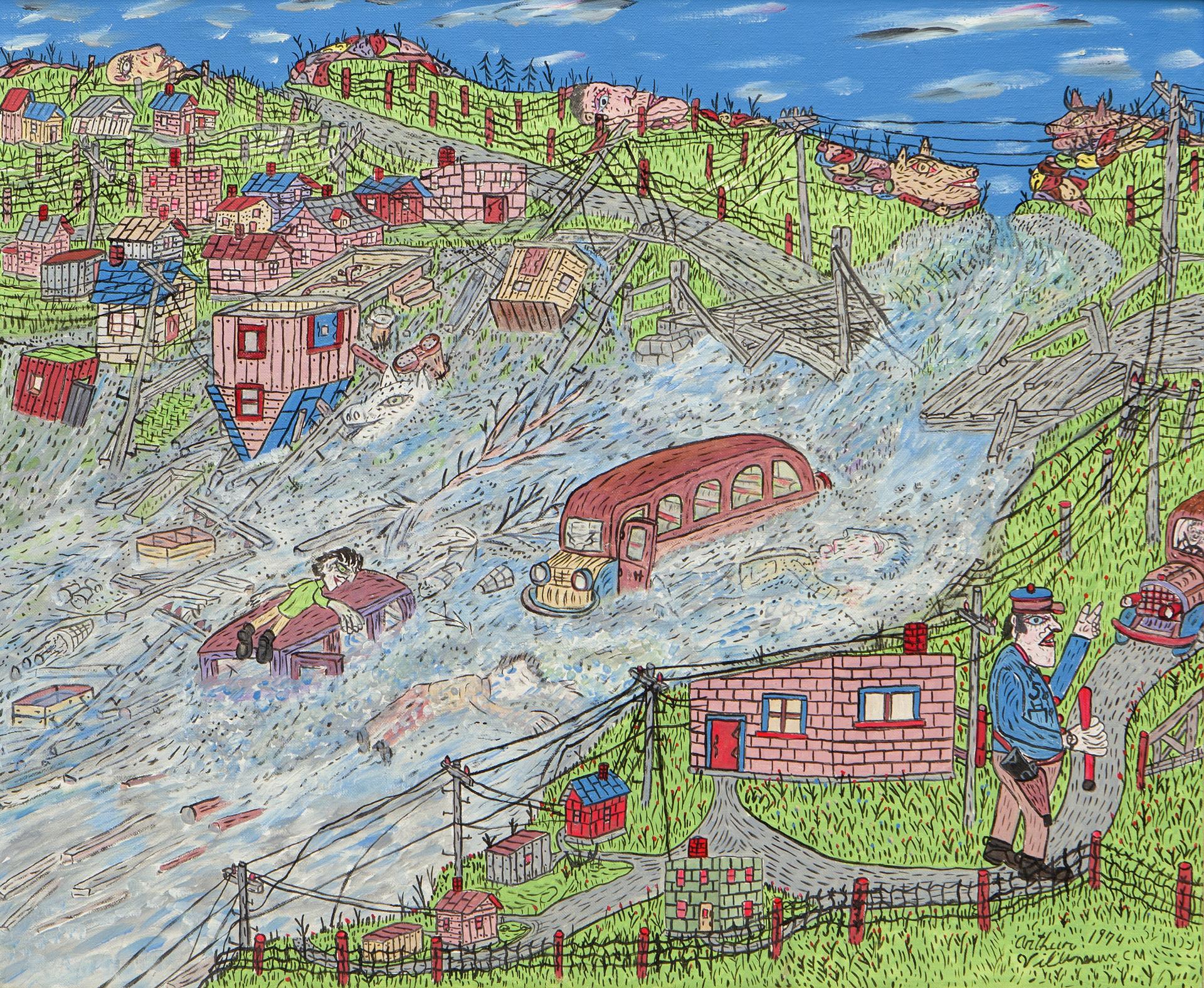 Arthur Villeneuve (1910-1990) - La tragédie de Saint-Jean-Vianney