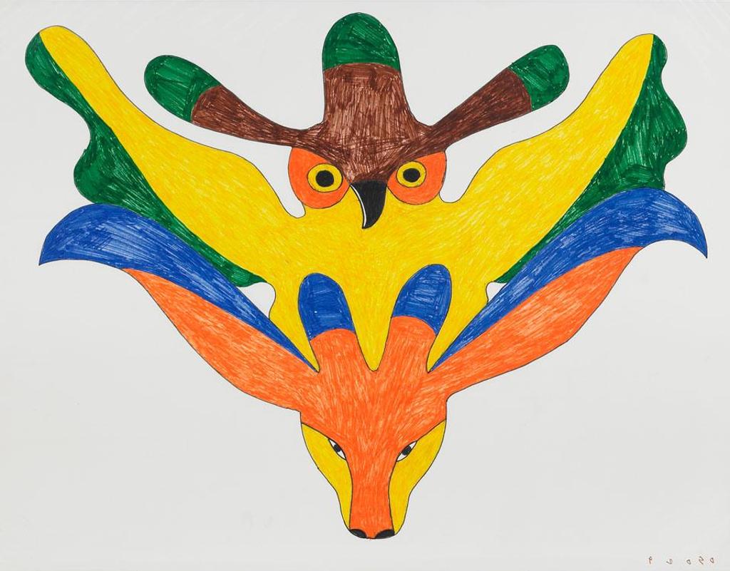 Kenojuak Ashevak (1927-2013) - Untitled