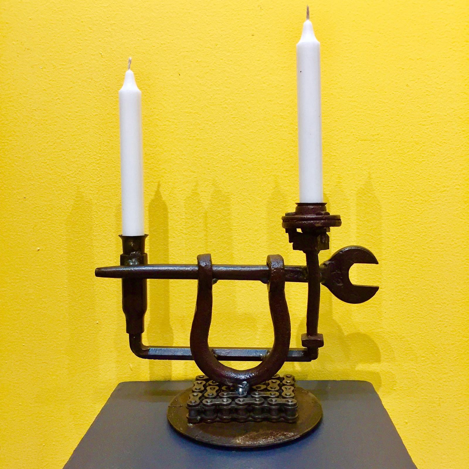 Wendy Kelloway - 'weld Done' Candelabra