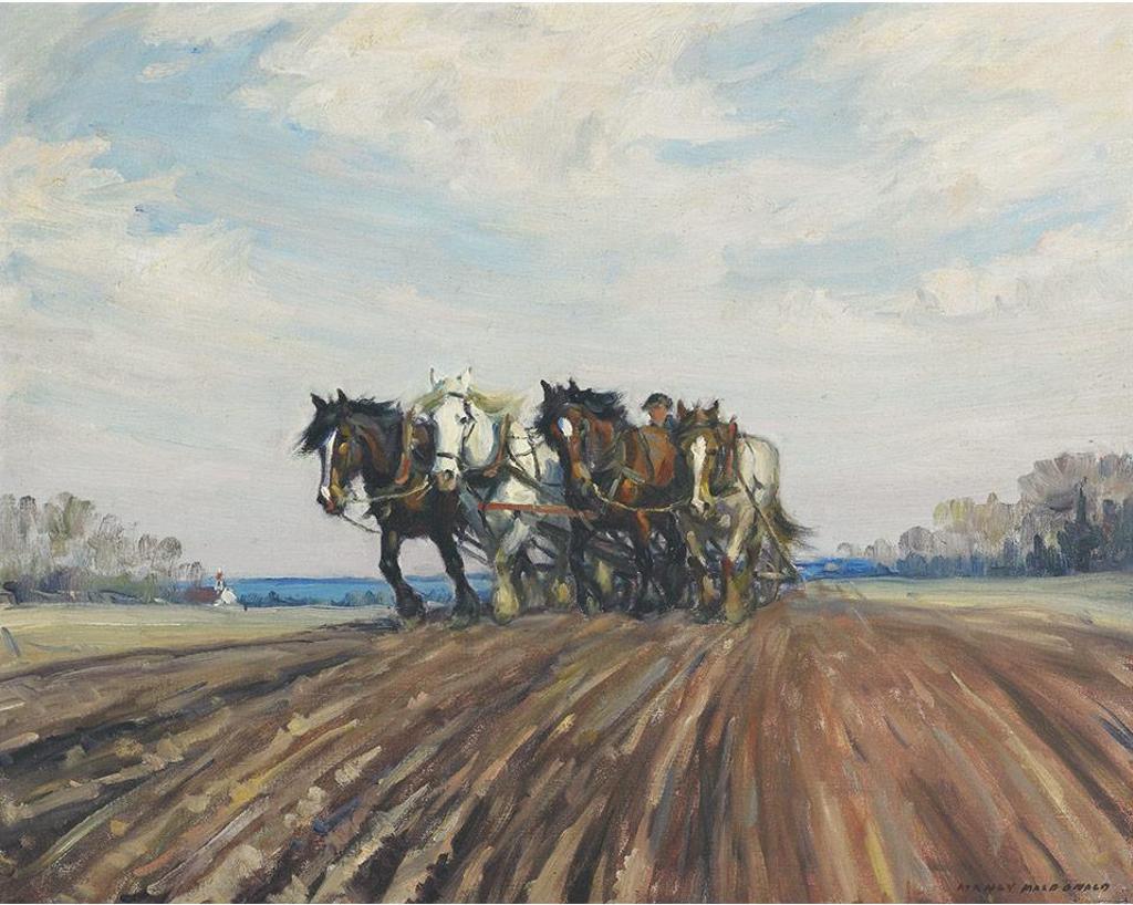 Manly Edward MacDonald (1889-1971) - Ploughing